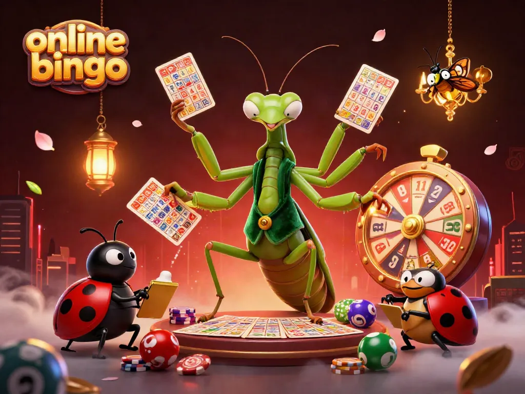 Experience the thrill of online bingo with vibrant games, energetic characters, and festive visual elements.