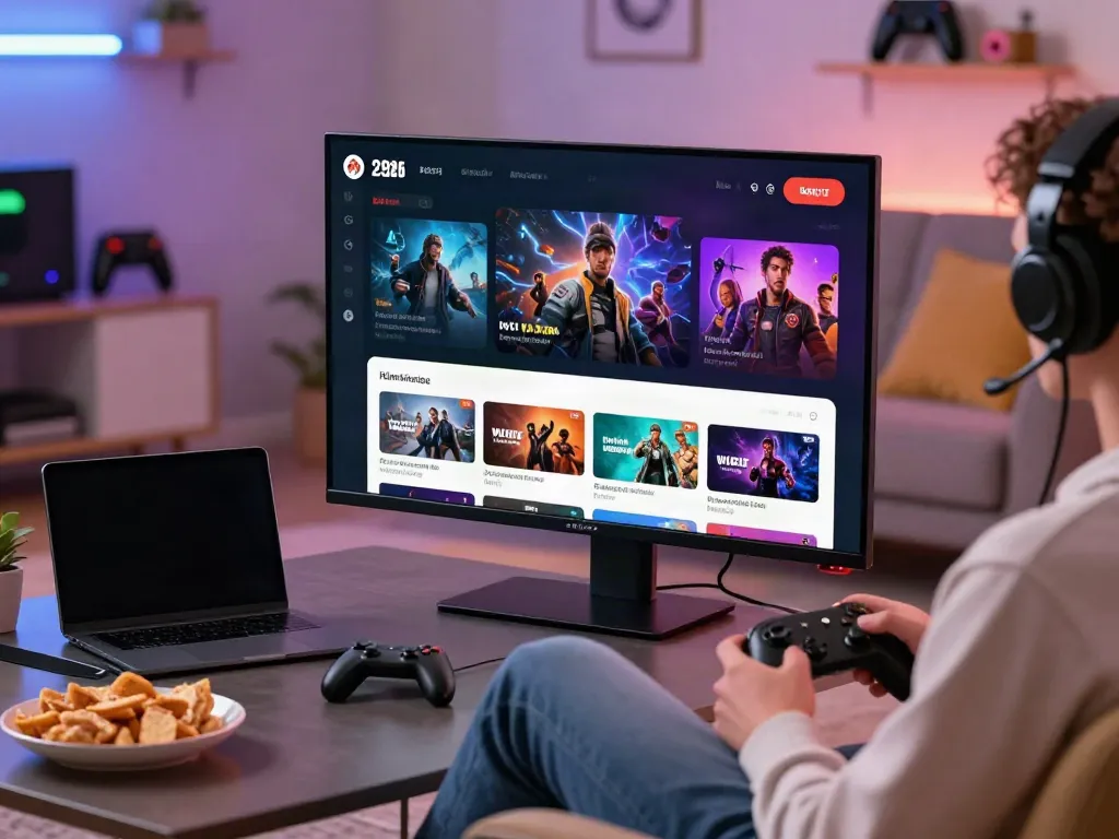 Engaged user enjoying the DA88 online gaming experience on a sleek laptop.