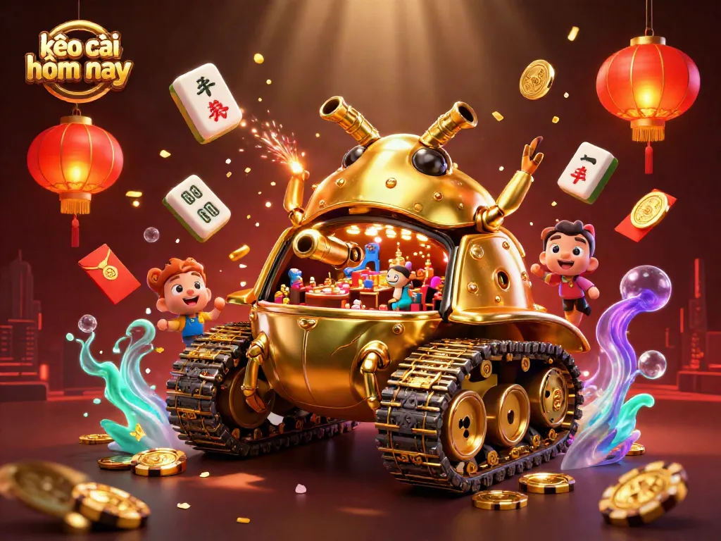 Boost your betting with kèo nhà cái hôm nay in an exciting 3D casino illustration.