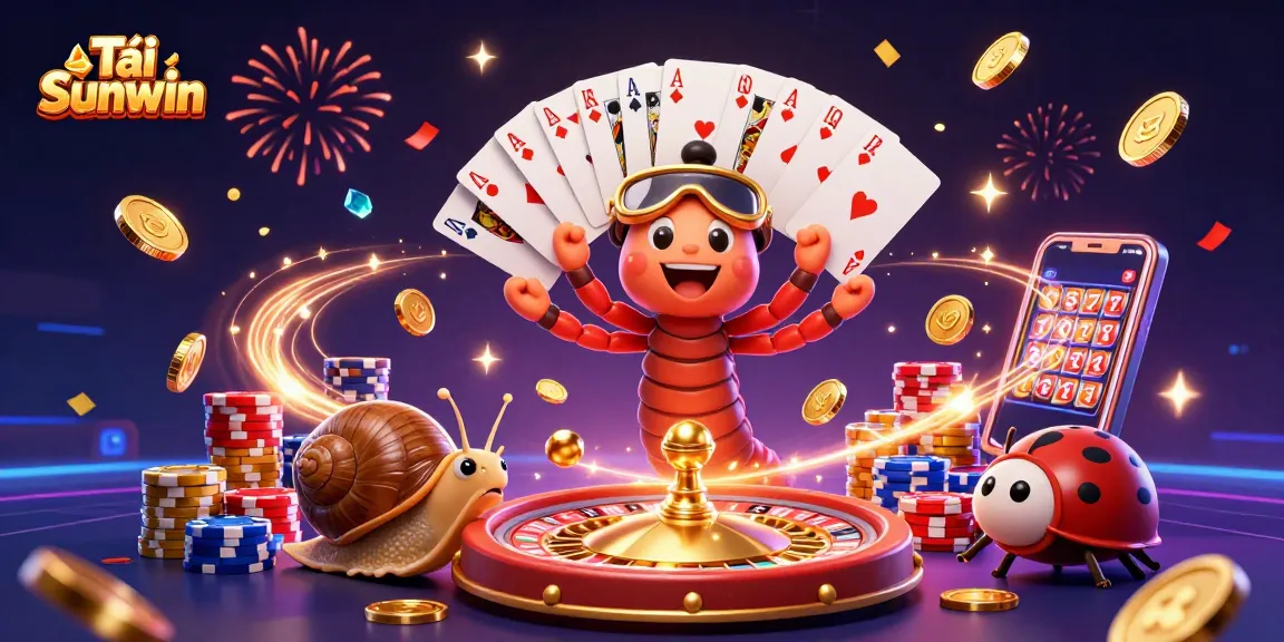 Play winning games with Tải Sunwin at a vibrant online casino featuring fun characters and exciting elements.